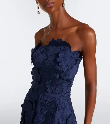 Costarellos Brissa floral embroidered cocktail dress | Thumbnail 2 Costarellos Brissa floral embroidered cocktail dress | Thumbnail 2