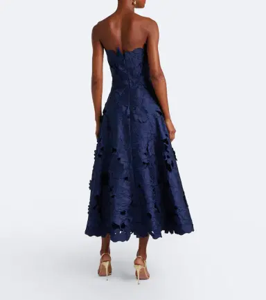 Costarellos Brissa floral embroidered cocktail dress | Thumbnail 3 Costarellos Brissa floral embroidered cocktail dress | Thumbnail 3