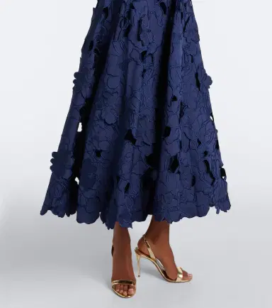 Costarellos Brissa floral embroidered cocktail dress | Thumbnail 4 Costarellos Brissa floral embroidered cocktail dress | Thumbnail 4