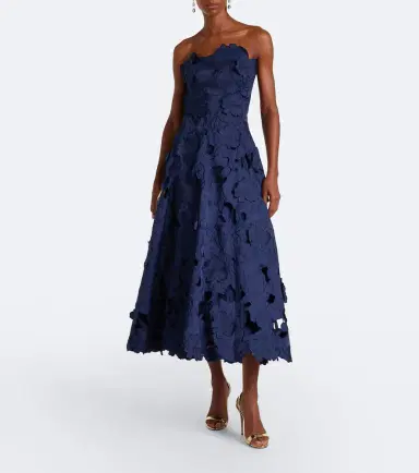 Costarellos Brissa floral embroidered cocktail dress | Thumbnail 6 Costarellos Brissa floral embroidered cocktail dress | Thumbnail 6
