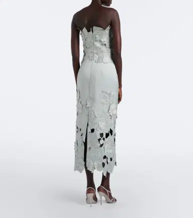 Costarellos Nikola guipure lace midi dress | Thumbnail 4 Costarellos Nikola guipure lace midi dress | Thumbnail 4