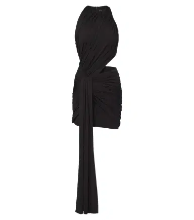 David Koma Cutout draped minidress | Thumbnail 1 David Koma Cutout draped minidress | Thumbnail 1