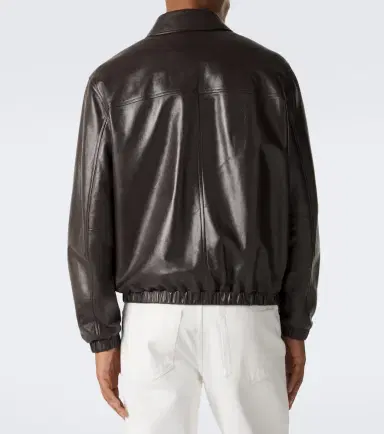 Canali Leather blouson jacket | Thumbnail 2 Canali Leather blouson jacket | Thumbnail 2