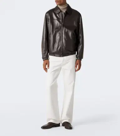 Canali Leather blouson jacket | Thumbnail 5 Canali Leather blouson jacket | Thumbnail 5