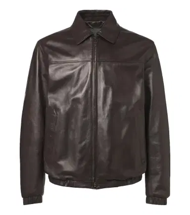 Canali Leather blouson jacket | Thumbnail 1 Canali Leather blouson jacket | Thumbnail 1