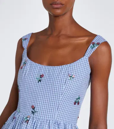 Markarian Nara sequined gingham cotton midi dress | Thumbnail 5 Markarian Nara sequined gingham cotton midi dress | Thumbnail 5