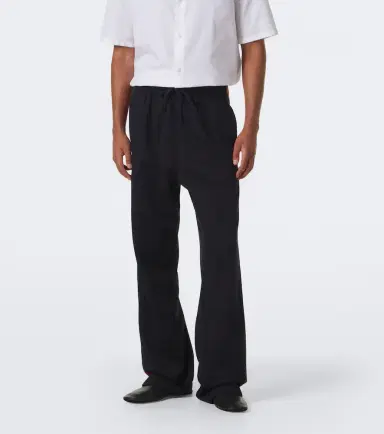 Gucci Web Stripe silk and cotton wide-leg pants | Thumbnail 4 Gucci Web Stripe silk and cotton wide-leg pants | Thumbnail 4