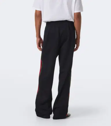 Gucci Web Stripe silk and cotton wide-leg pants | Thumbnail 5 Gucci Web Stripe silk and cotton wide-leg pants | Thumbnail 5