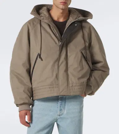 Bottega Veneta Leather-trimmed cotton canvas jacket | Thumbnail 2 Bottega Veneta Leather-trimmed cotton canvas jacket | Thumbnail 2