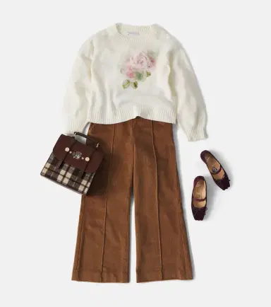 Monnalisa Floral sweater | Thumbnail 4 Monnalisa Floral sweater | Thumbnail 4