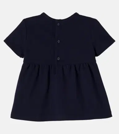 Gucci Kids Baby Web Stripe cotton-blend piqué dress | Thumbnail 2 Gucci Kids Baby Web Stripe cotton-blend piqué dress | Thumbnail 2