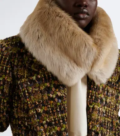 Saint Laurent Shearling scarf | Thumbnail 2 Saint Laurent Shearling scarf | Thumbnail 2
