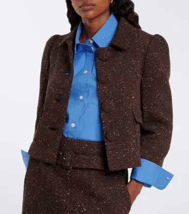 SHUSHU/TONG Wool-blend cropped jacket | Thumbnail 2 SHUSHU/TONG Wool-blend cropped jacket | Thumbnail 2