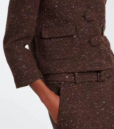 SHUSHU/TONG Wool-blend cropped jacket | Thumbnail 4 SHUSHU/TONG Wool-blend cropped jacket | Thumbnail 4