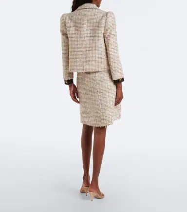 SHUSHU/TONG Belted checked cotton-blend miniskirt | Thumbnail 3 SHUSHU/TONG Belted checked cotton-blend miniskirt | Thumbnail 3