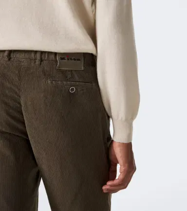 Kiton Cotton corduroy tapered pants | Thumbnail 4 Kiton Cotton corduroy tapered pants | Thumbnail 4
