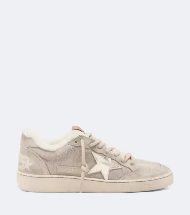Golden Goose Ball Star suede-trimmed sneakers | Thumbnail 3 Golden Goose Ball Star suede-trimmed sneakers | Thumbnail 3