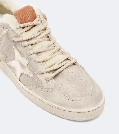 Golden Goose Ball Star suede-trimmed sneakers | Thumbnail 4 Golden Goose Ball Star suede-trimmed sneakers | Thumbnail 4