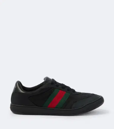 Gucci Screener leather-trimmed sneakers | Thumbnail 5 Gucci Screener leather-trimmed sneakers | Thumbnail 5