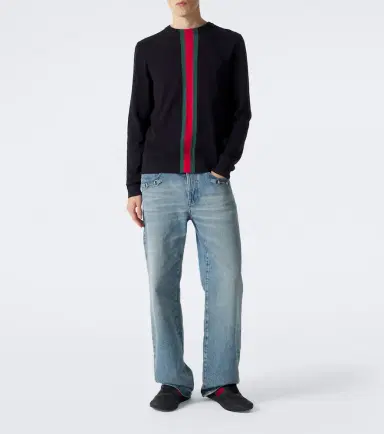 Gucci Screener leather-trimmed sneakers | Thumbnail 7 Gucci Screener leather-trimmed sneakers | Thumbnail 7