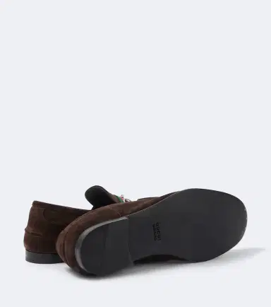 Gucci Como Horsebit suede loafers | Thumbnail 4 Gucci Como Horsebit suede loafers | Thumbnail 4