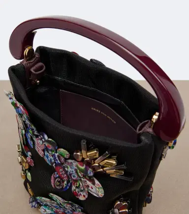 Dries Van Noten Small embellished top-handle bag | Thumbnail 3 Dries Van Noten Small embellished top-handle bag | Thumbnail 3