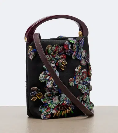 Dries Van Noten Small embellished top-handle bag | Thumbnail 4 Dries Van Noten Small embellished top-handle bag | Thumbnail 4