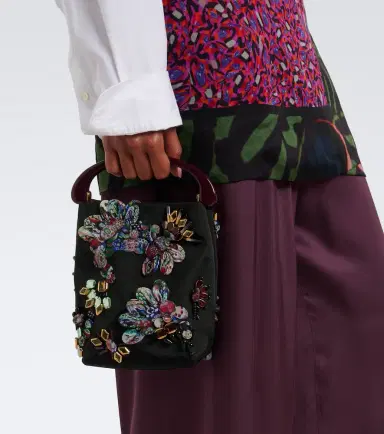 Dries Van Noten Small embellished top-handle bag | Thumbnail 5 Dries Van Noten Small embellished top-handle bag | Thumbnail 5
