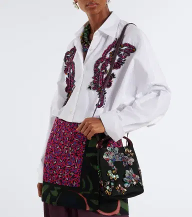 Dries Van Noten Small embellished top-handle bag | Thumbnail 7 Dries Van Noten Small embellished top-handle bag | Thumbnail 7