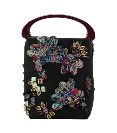 Dries Van Noten Small embellished top-handle bag | Thumbnail 1 Dries Van Noten Small embellished top-handle bag | Thumbnail 1