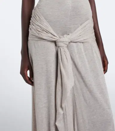 JW Anderson Draped jersey maxi dress | Thumbnail 3 JW Anderson Draped jersey maxi dress | Thumbnail 3