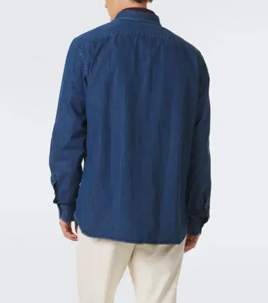 Rubinacci Denim shirt | Thumbnail 4 Rubinacci Denim shirt | Thumbnail 4