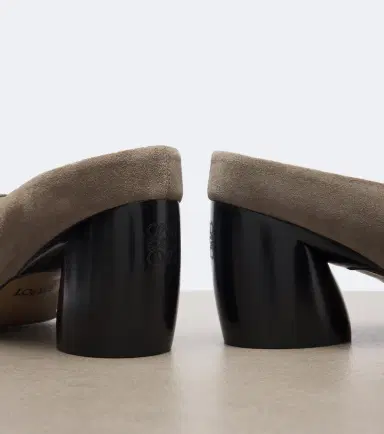 Loewe Oval suede mules | Thumbnail 2 Loewe Oval suede mules | Thumbnail 2