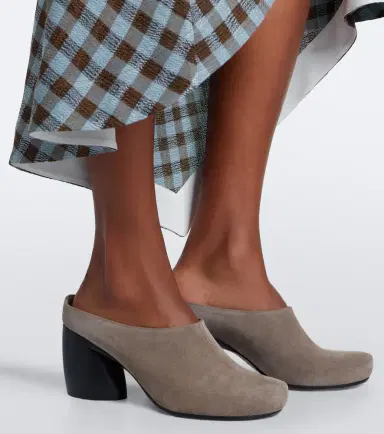Loewe Oval suede mules | Thumbnail 6 Loewe Oval suede mules | Thumbnail 6