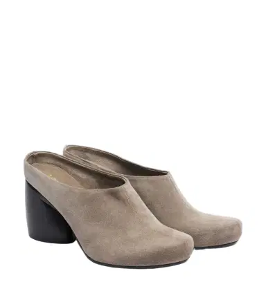 Loewe Oval suede mules | Thumbnail 1 Loewe Oval suede mules | Thumbnail 1