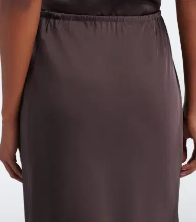 Vince Lace-trimmed satin midi skirt | Thumbnail 5 Vince Lace-trimmed satin midi skirt | Thumbnail 5