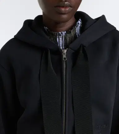 Patou Peplum cotton zip-up hoodie | Thumbnail 2 Patou Peplum cotton zip-up hoodie | Thumbnail 2