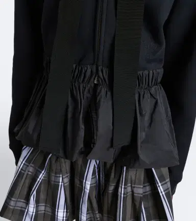 Patou Peplum cotton zip-up hoodie | Thumbnail 5 Patou Peplum cotton zip-up hoodie | Thumbnail 5