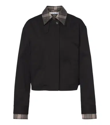 Acne Studios Layered cotton twill jacket | Thumbnail 1 Acne Studios Layered cotton twill jacket | Thumbnail 1