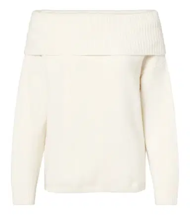 Loulou de Saison Sibyl off-shoulder cashmere-blend sweater | Thumbnail 1 Loulou de Saison Sibyl off-shoulder cashmere-blend sweater | Thumbnail 1