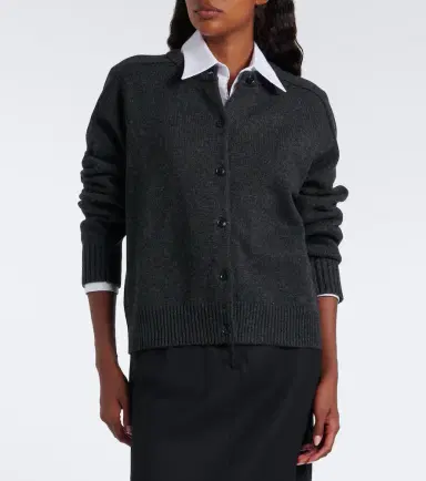 Loulou de Saison Aidar wool and cashmere cardigan | Thumbnail 5 Loulou de Saison Aidar wool and cashmere cardigan | Thumbnail 5