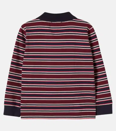Bonpoint Mirko striped cotton polo shirt | Thumbnail 2 Bonpoint Mirko striped cotton polo shirt | Thumbnail 2