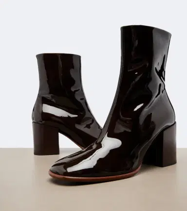 Dries Van Noten Patent leather mid-calf boots | Thumbnail 3 Dries Van Noten Patent leather mid-calf boots | Thumbnail 3