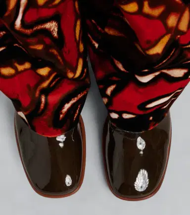Dries Van Noten Patent leather mid-calf boots | Thumbnail 5 Dries Van Noten Patent leather mid-calf boots | Thumbnail 5