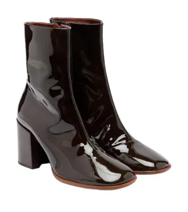 Dries Van Noten Patent leather mid-calf boots | Thumbnail 1 Dries Van Noten Patent leather mid-calf boots | Thumbnail 1