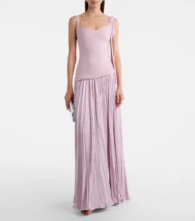 Marmar Halim Bow-detail gown | Thumbnail 4 Marmar Halim Bow-detail gown | Thumbnail 4