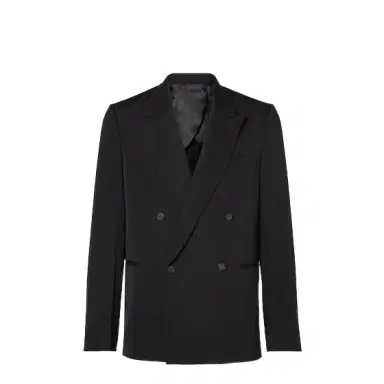 Fendi Tailored-style double-breasted jacket with a full-canvas | Thumbnail 1 Fendi Tailored-style double-breasted jacket with a full-canvas | Thumbnail 1