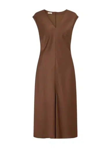 Brunello Cucinelli Bead-embellished Satin Midi Dress | Thumbnail 1 Brunello Cucinelli Bead-embellished Satin Midi Dress | Thumbnail 1