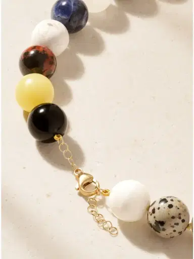 JIA JIA 14-karat Gold Multi-stone Beaded Necklace | Thumbnail 3 JIA JIA 14-karat Gold Multi-stone Beaded Necklace | Thumbnail 3