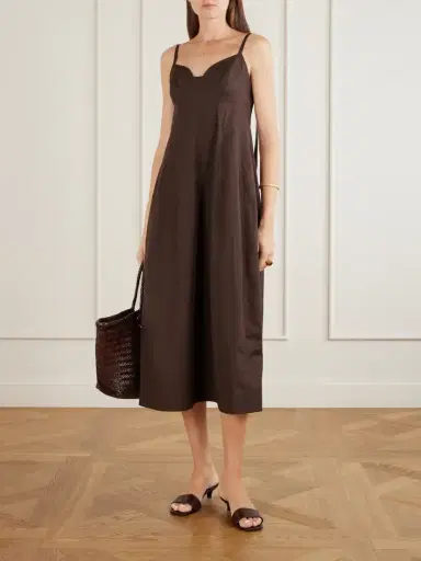 Co Bustier Cut tton-poplin Midi Dress | Thumbnail 2 Co Bustier Cut tton-poplin Midi Dress | Thumbnail 2